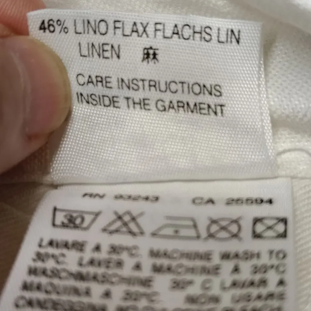 Diesel StyleLab Linen White Cargo Shorts Women's Medium Made in Italy